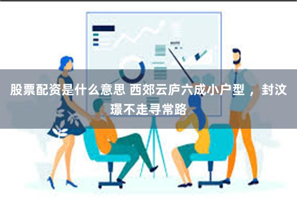 股票配资是什么意思 西郊云庐六成小户型 ，封汶璟不走寻常路