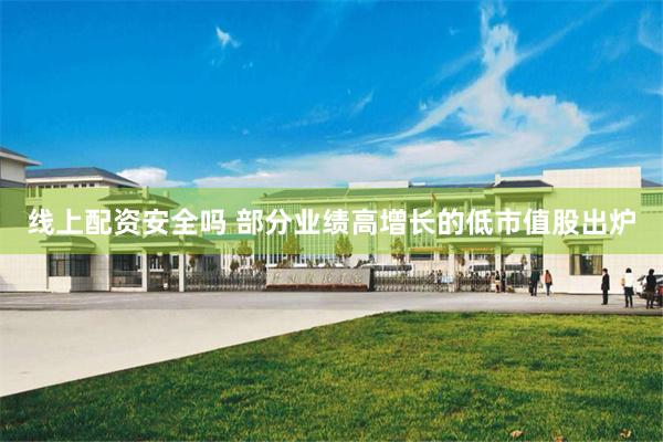 线上配资安全吗 部分业绩高增长的低市值股出炉